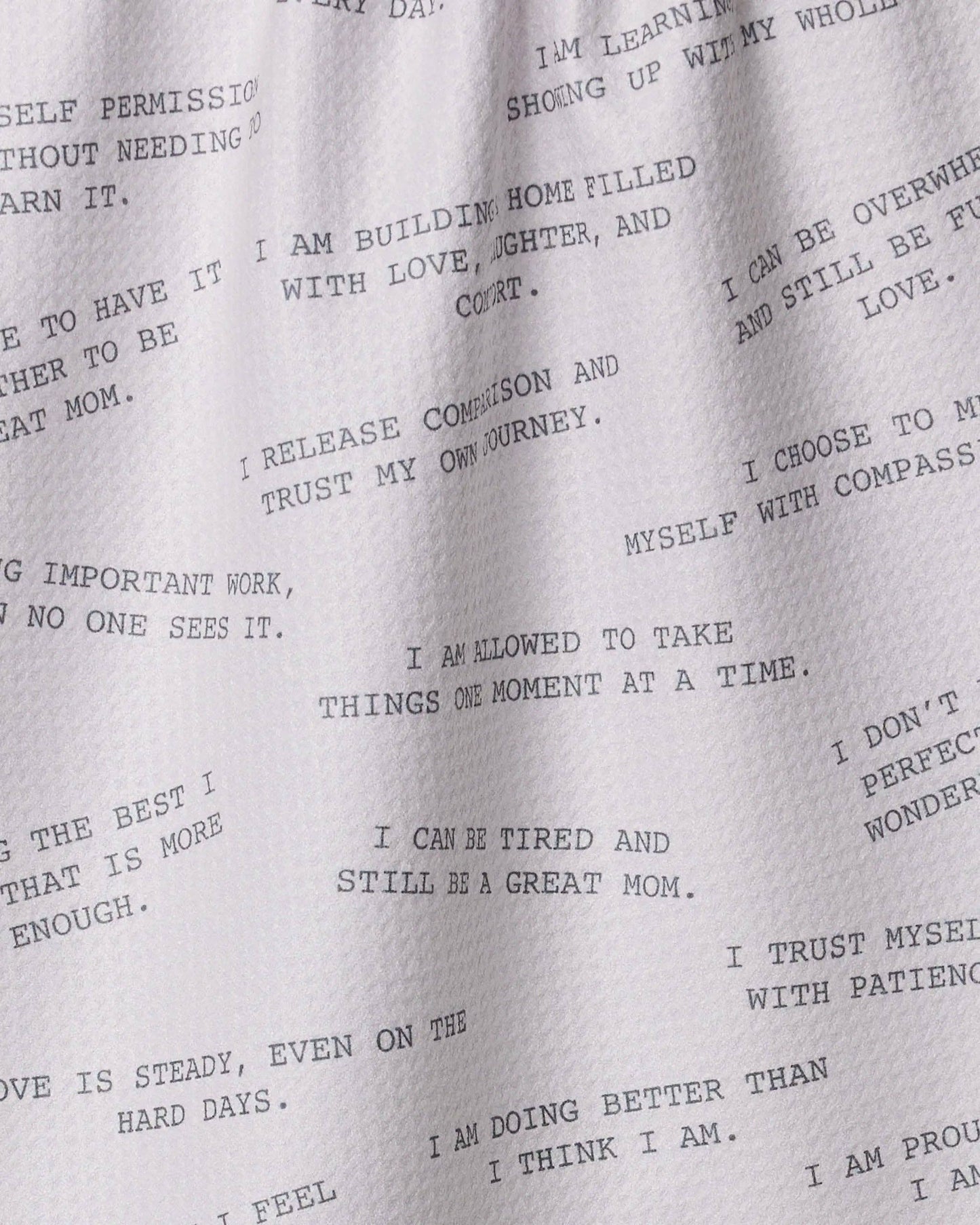 Reminders for Mom Tea Towel