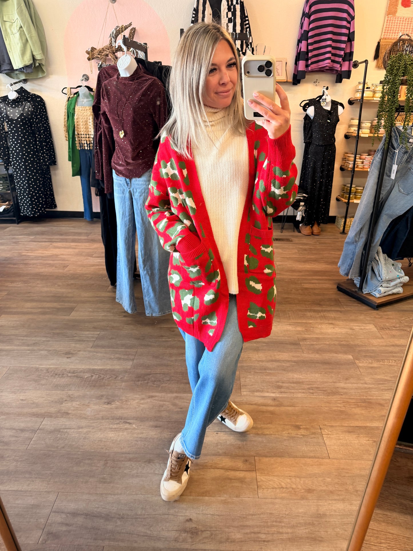 A Wild Holiday Cardigan
