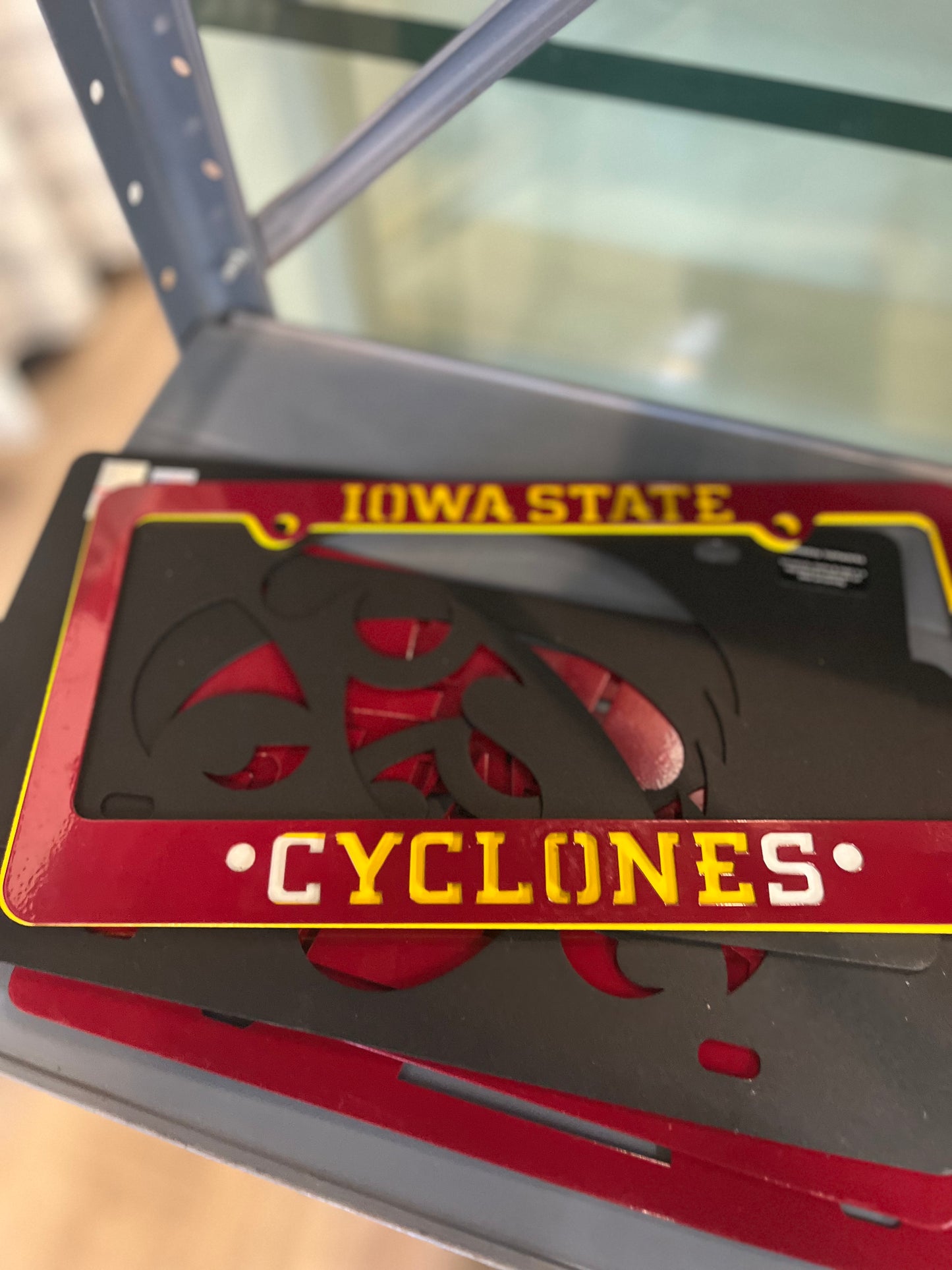 Gameday Ironworks // Sullivan Supply License Platte Covers (Iowa, ISU, Nebraska)