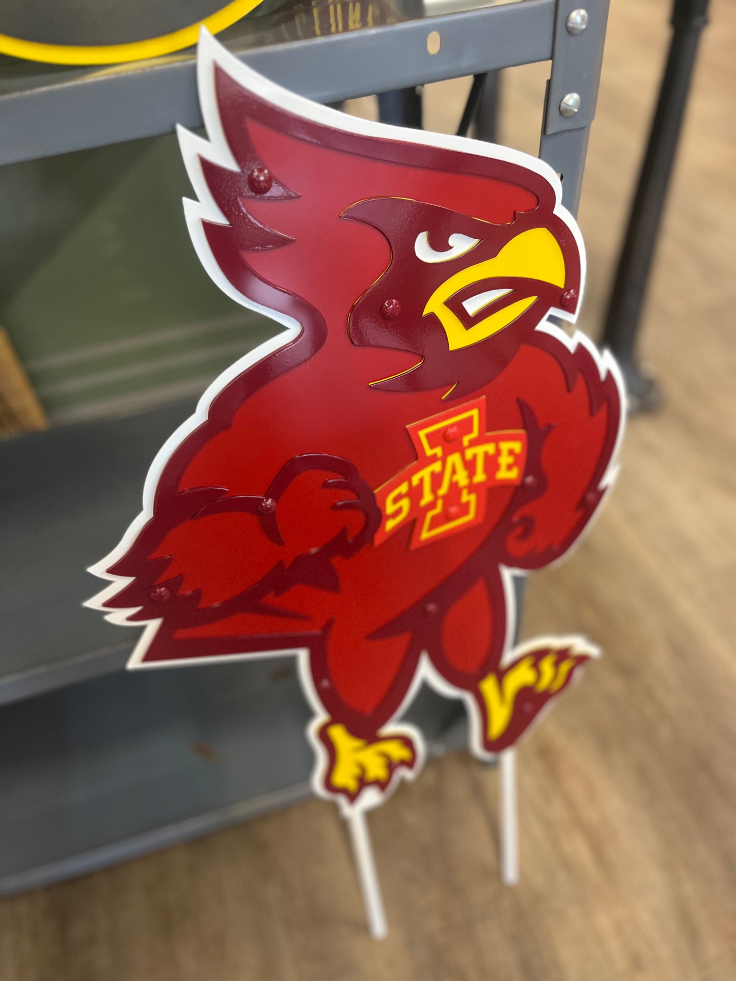 Gameday Ironworks // Sullivan Supply Cy Mascot with Yard Stakes