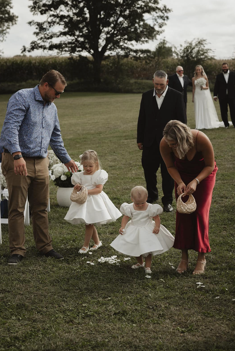 Wicker Flower Girl Baskets