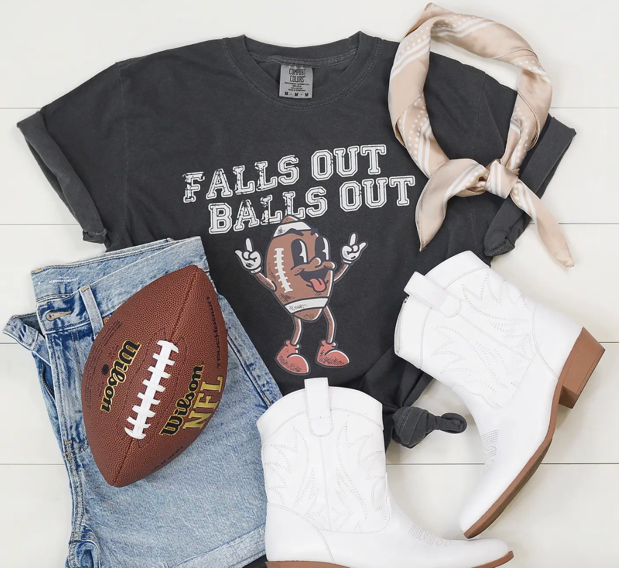 Falls Out, Balls Out Tee