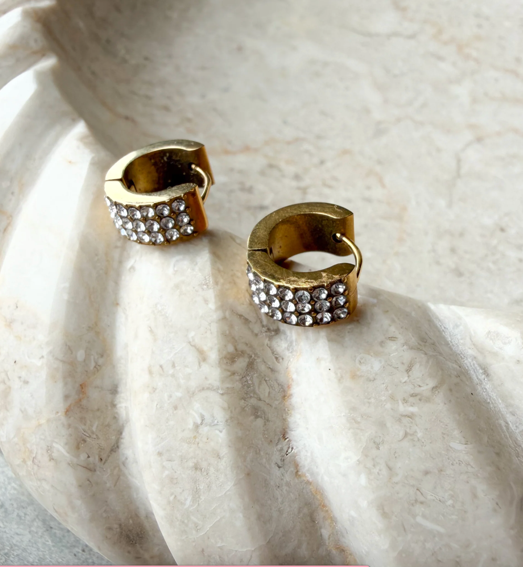 Diamond Cuff Huggie Earring