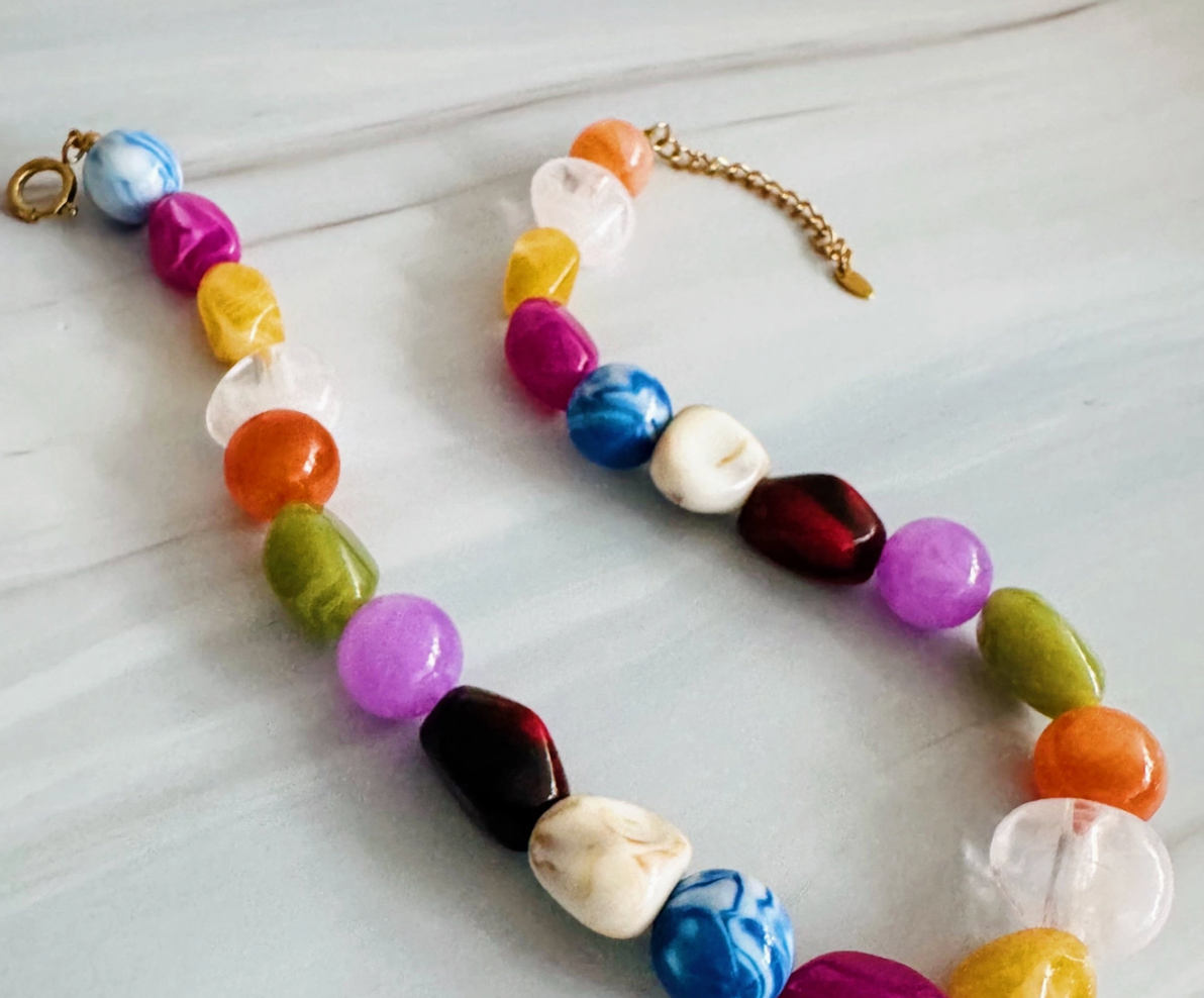 Funky Zebra Necklace