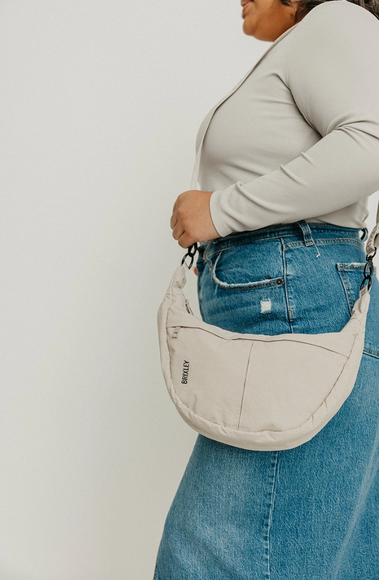 Brixley Bag - Vanilla Dream Crescent Bag