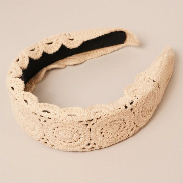 Ivory Lace Headband