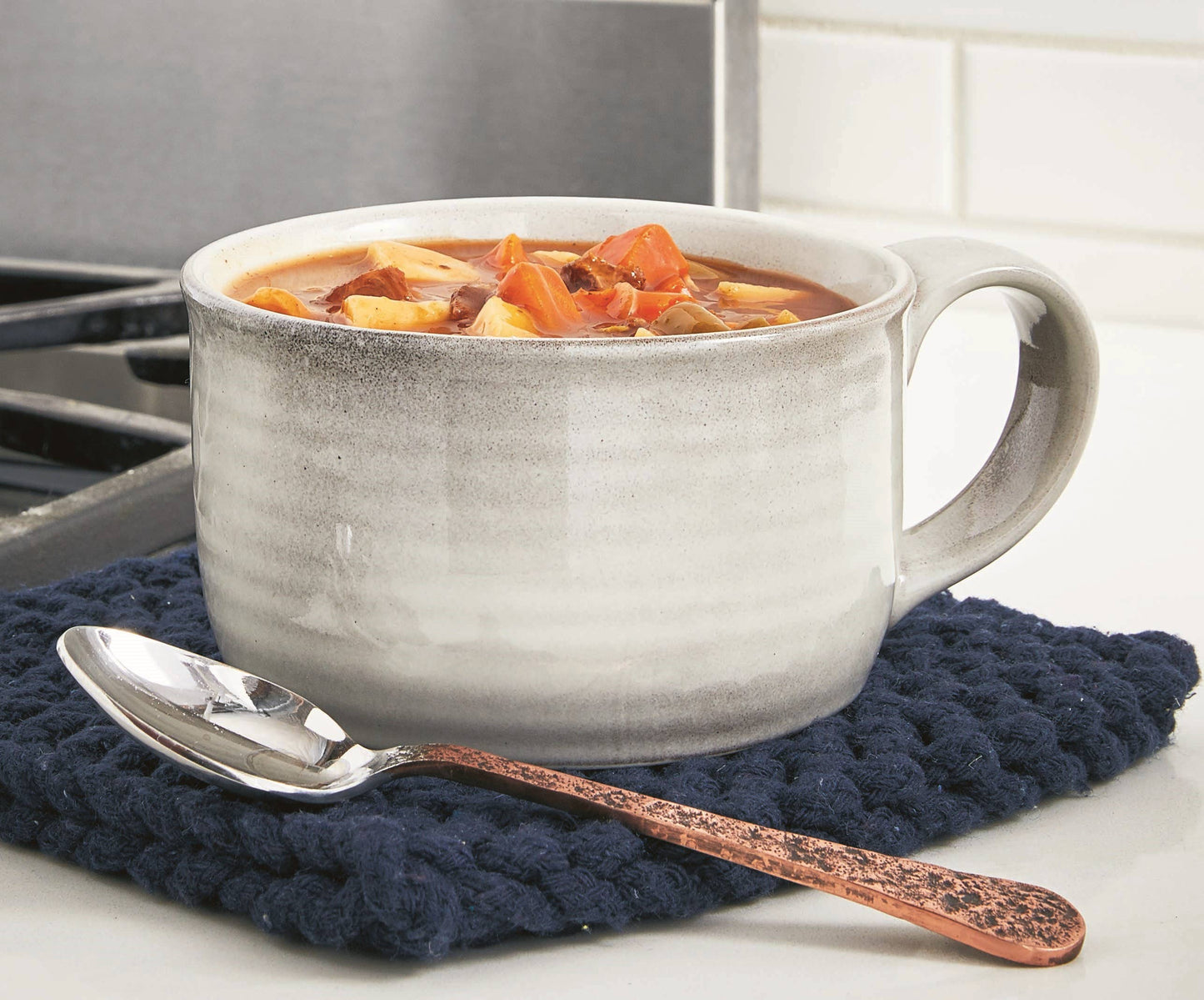 Crochet Trivet Natural Cotton Everyday