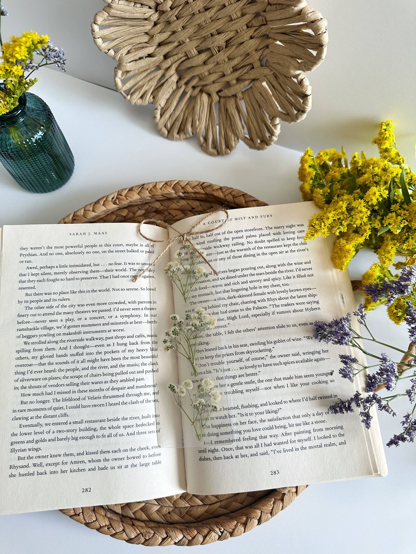 Babies breath bookmark