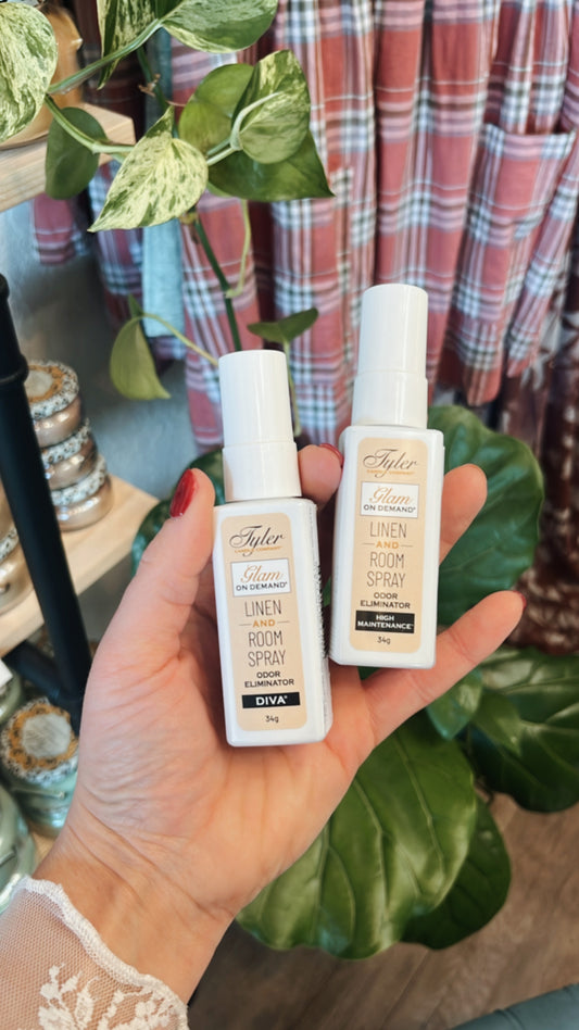 Tyler Candle Glam on Demand Room & Linen Spray (34g)
