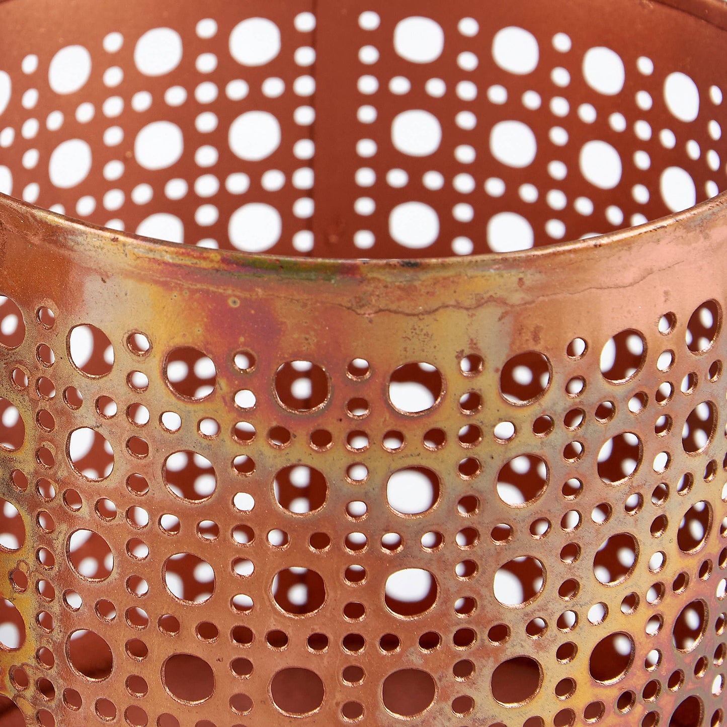 Copper Patina Planter Set