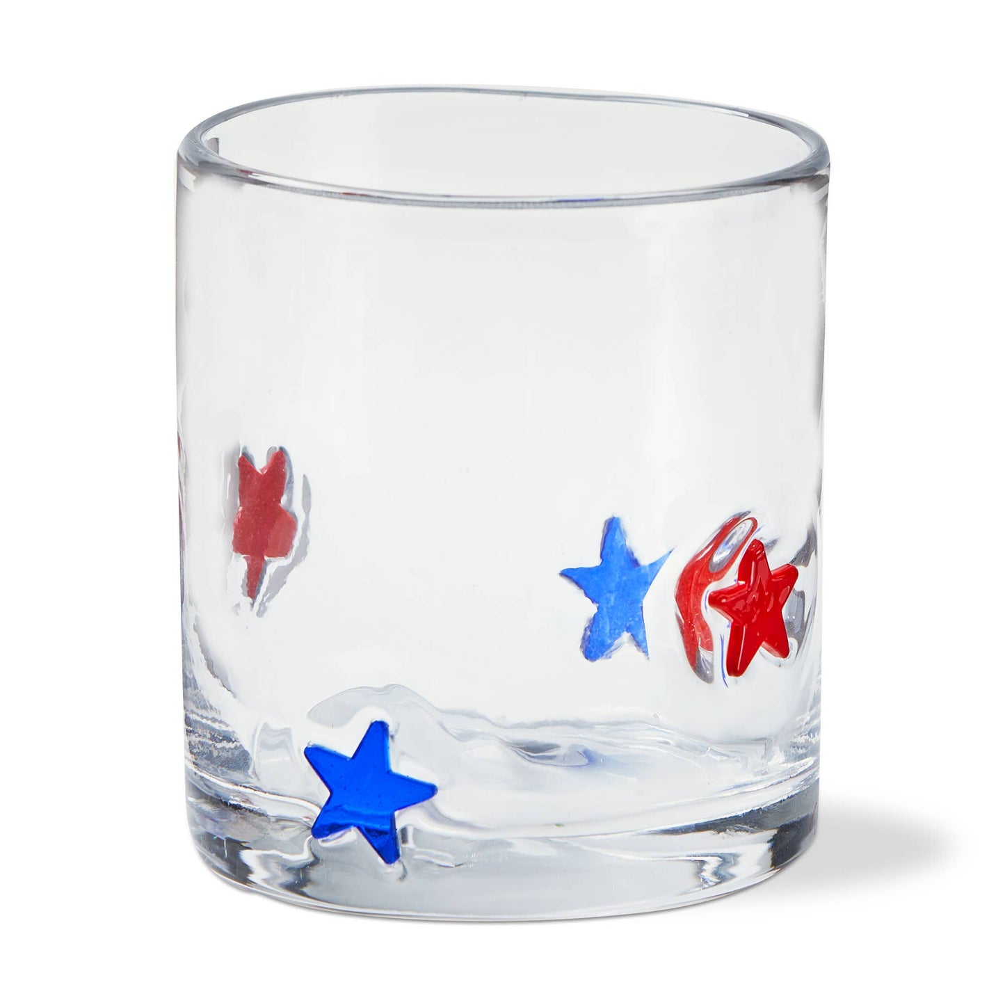 Star Double Old Fashioned Glass Multi Summer