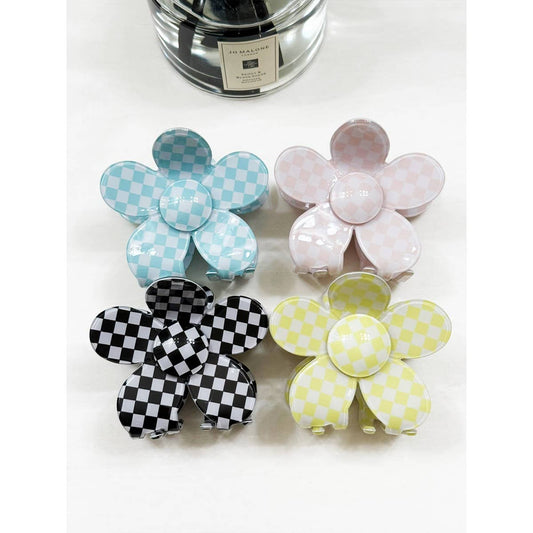 Maisy Daisy Checkered Hair Claw Clip