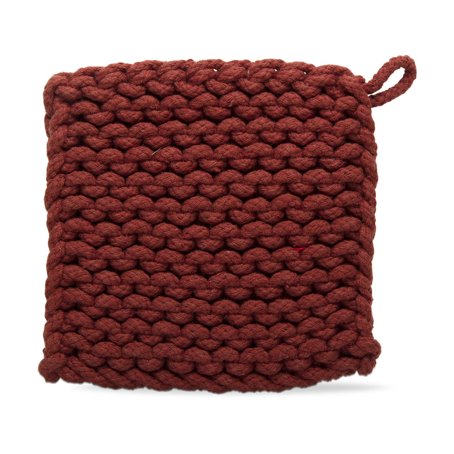 Crochet Trivet Chestnut Cotton Everyday