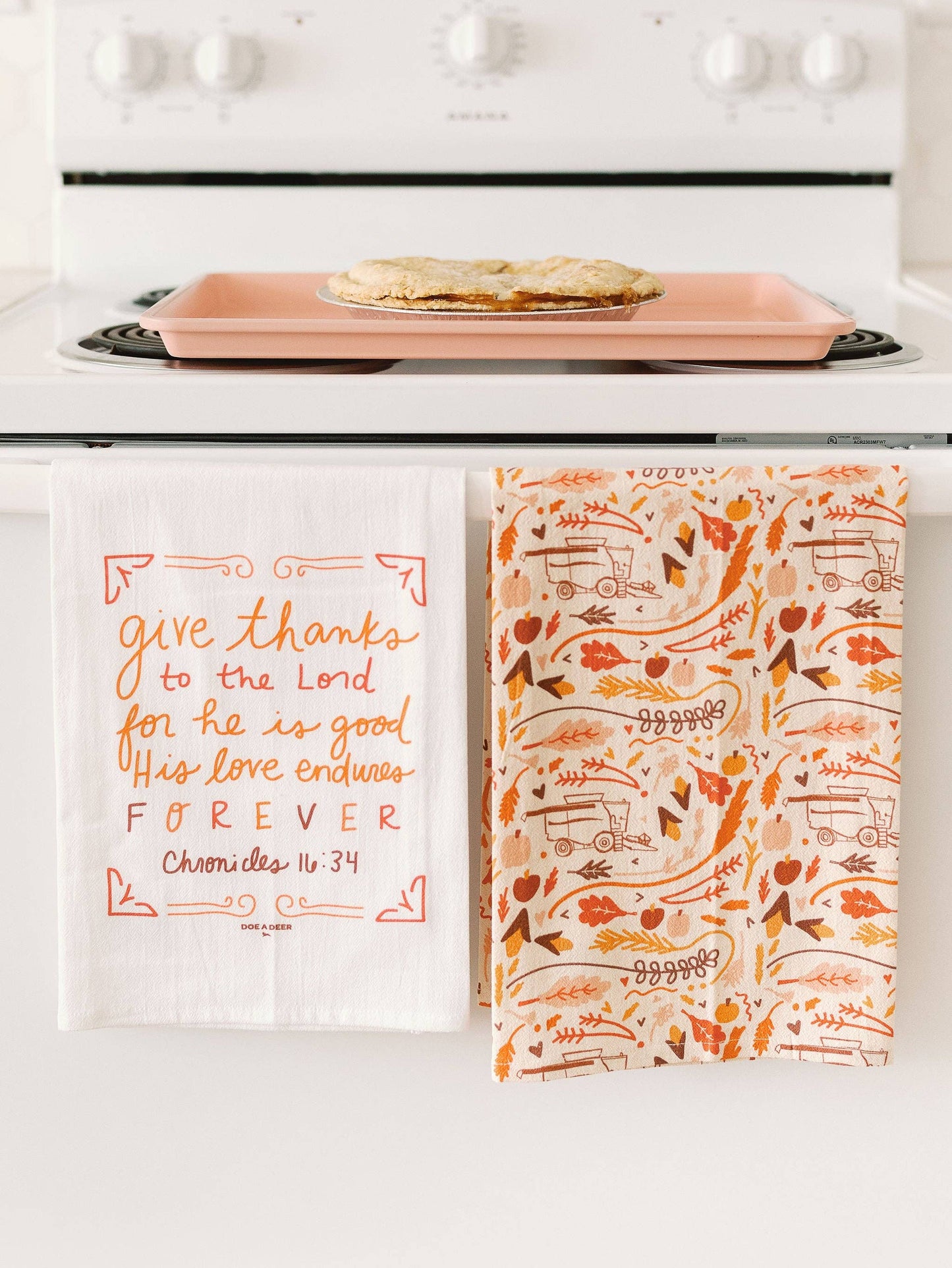 Harvest Full Pattern Flour Sack Towel | Tea Towel, Fall