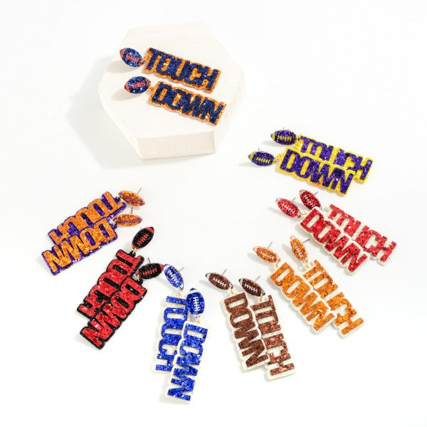 TOUCHDOWN 🏈 EARRINGS
