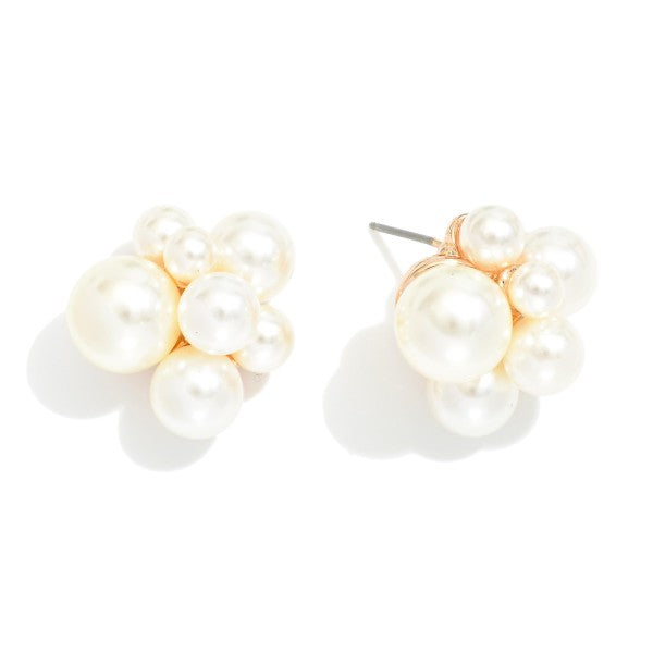 Bubble Pearl Studs