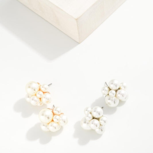 Bubble Pearl Studs