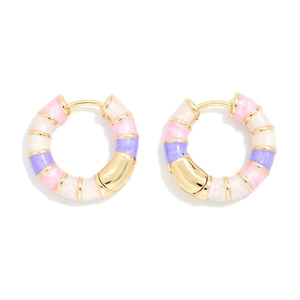 Cotton Candy Hoops
