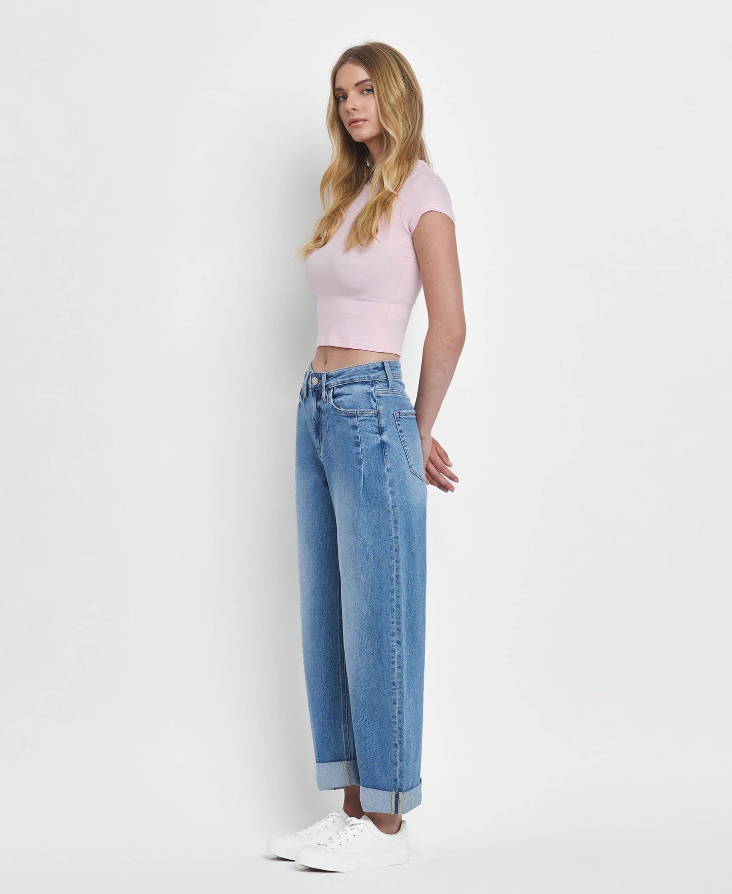Vervet Jeans: Super High Rise Barrel Jean