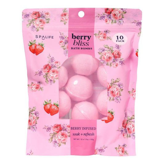 Berry Bliss Bath Bombs – 10 Pack 
