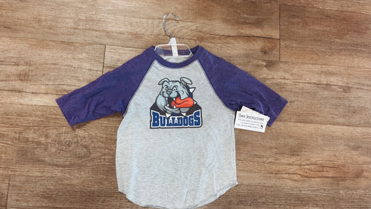 Youth Raglan Bulldog Tee