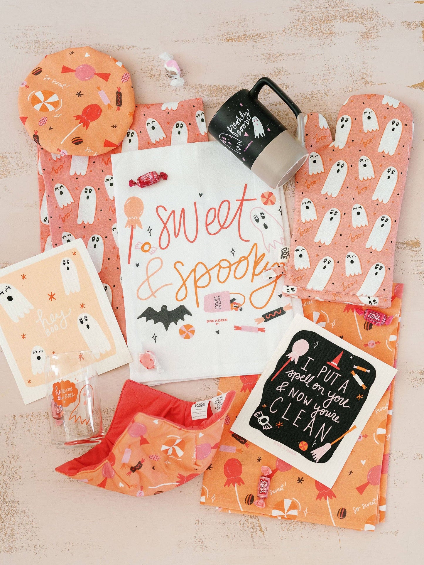 I Put A Spell On You Halloween Swedish Dishcloth