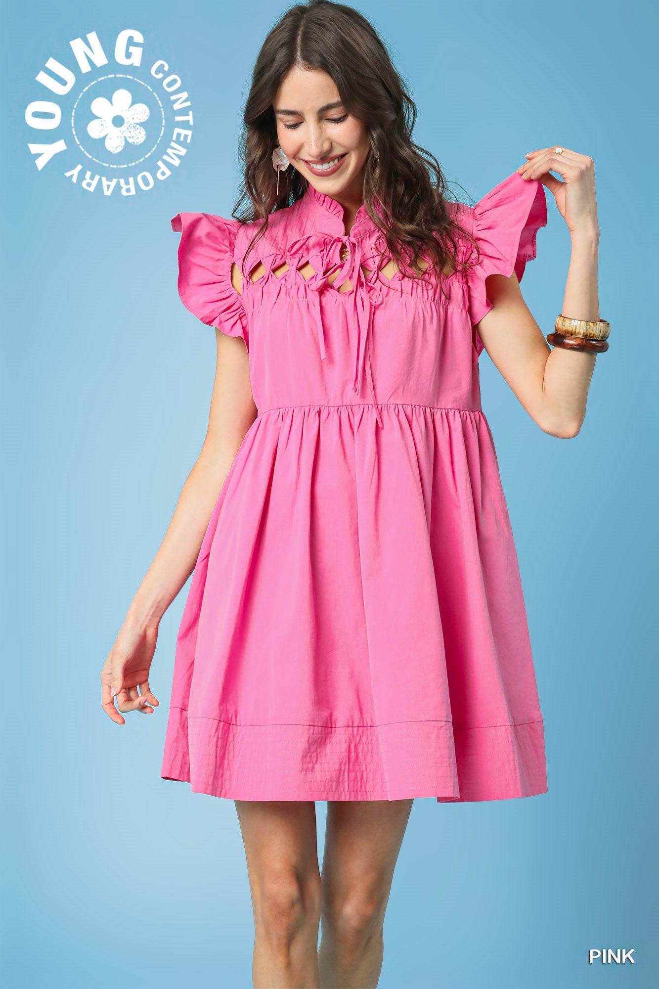 Radiant in Pink Dress