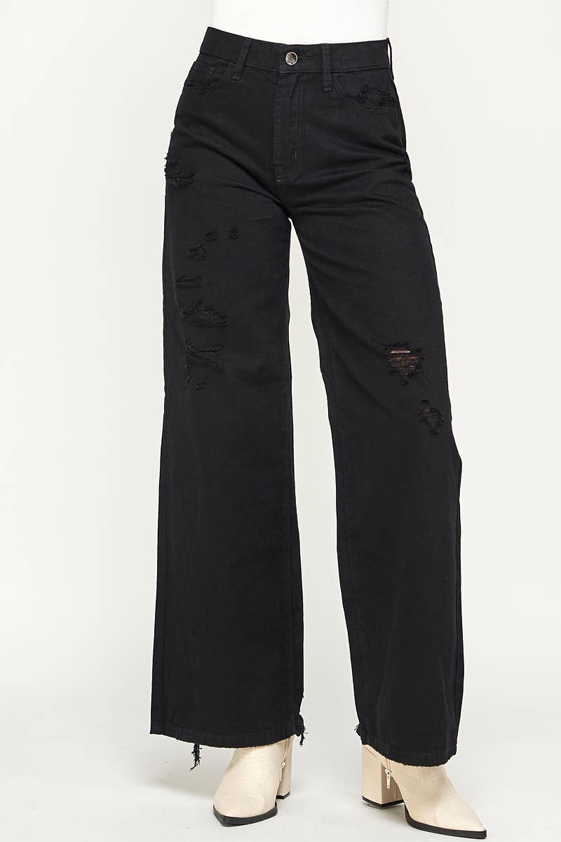 Take a Seat Black Jeans