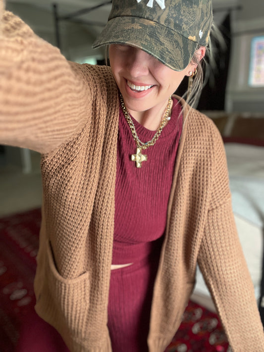 Camel Cardigan