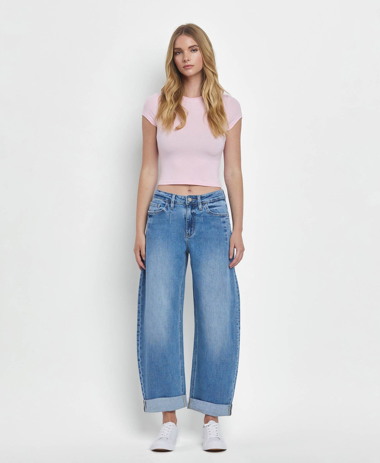 Vervet Jeans: Super High Rise Barrel Jean