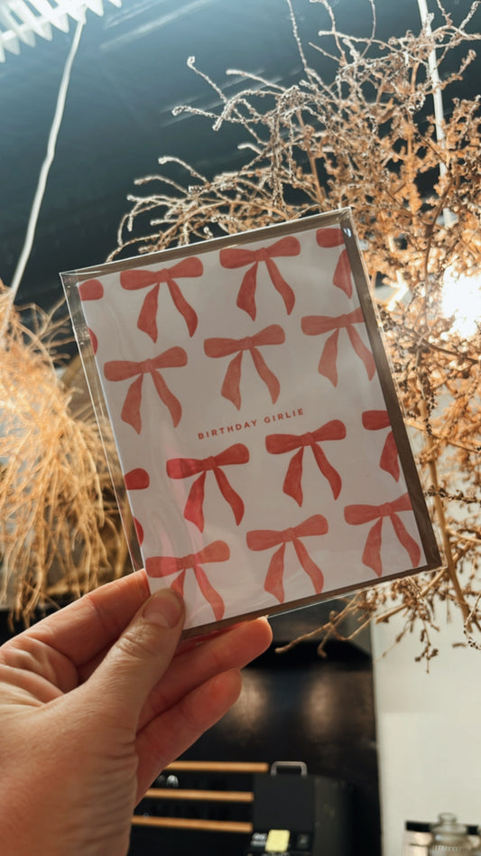 Birthday Girlie Card