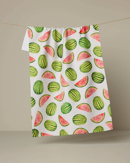 Melon Market Tea Towel