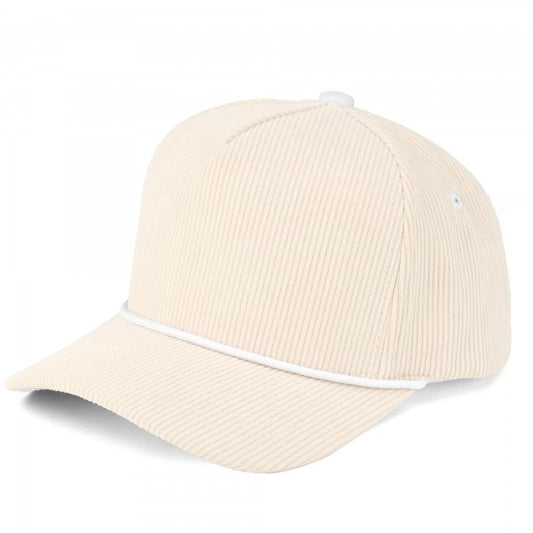 Beige Mom Corduroy Hat