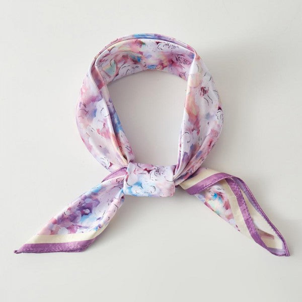 Watercolor Flora Scarf