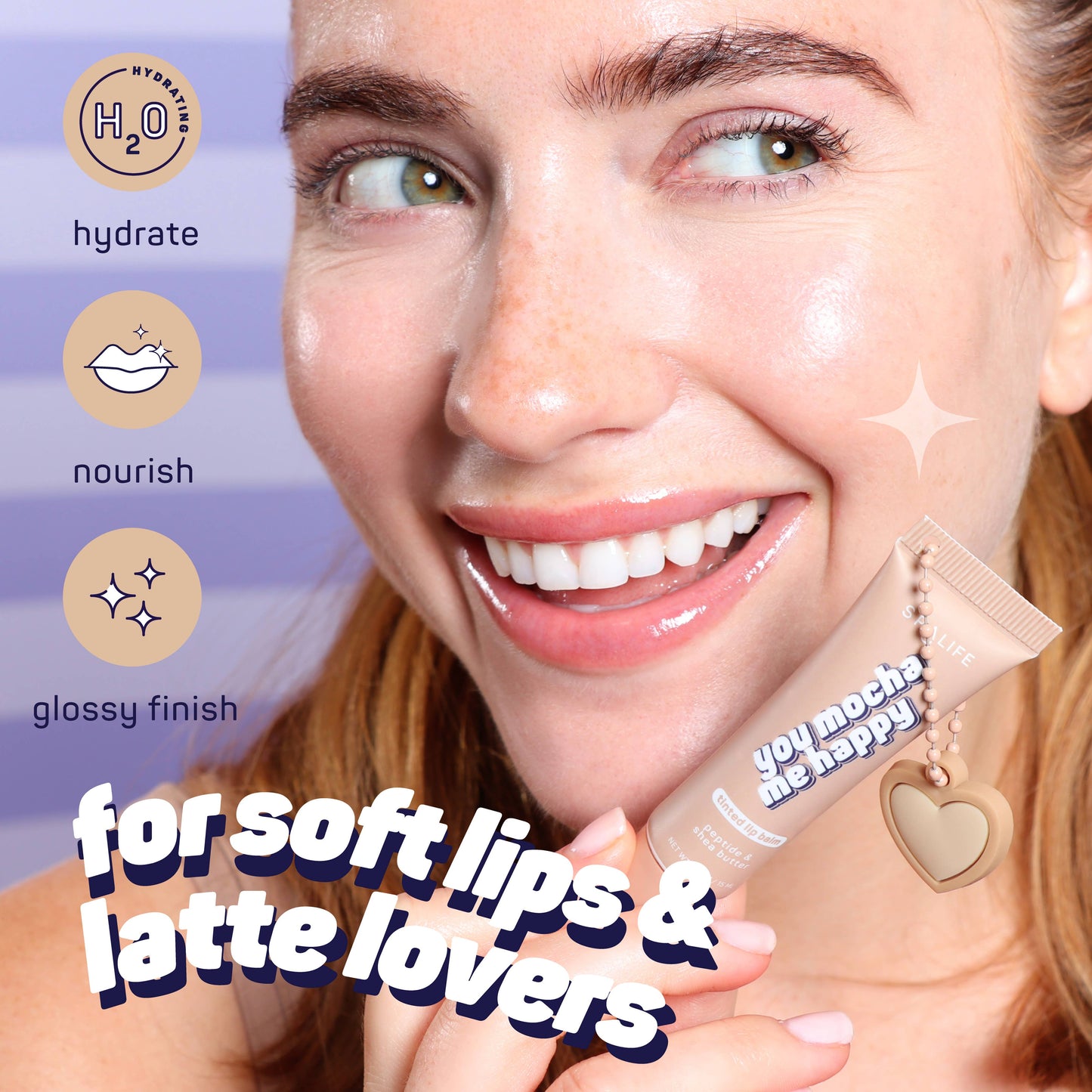 U Mocha Me Happy Tinted Lip Balm| Easter Basket Stuffer Gift