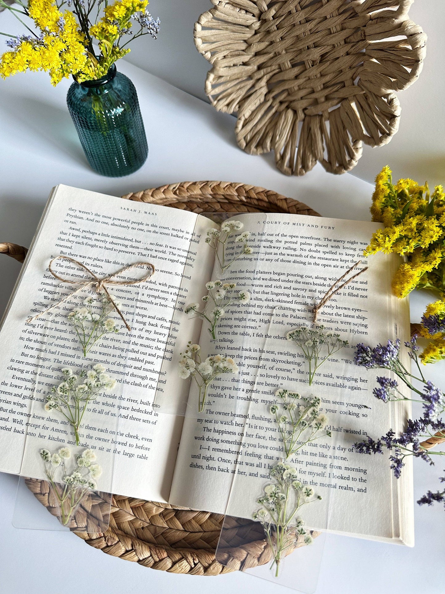Babies breath bookmark