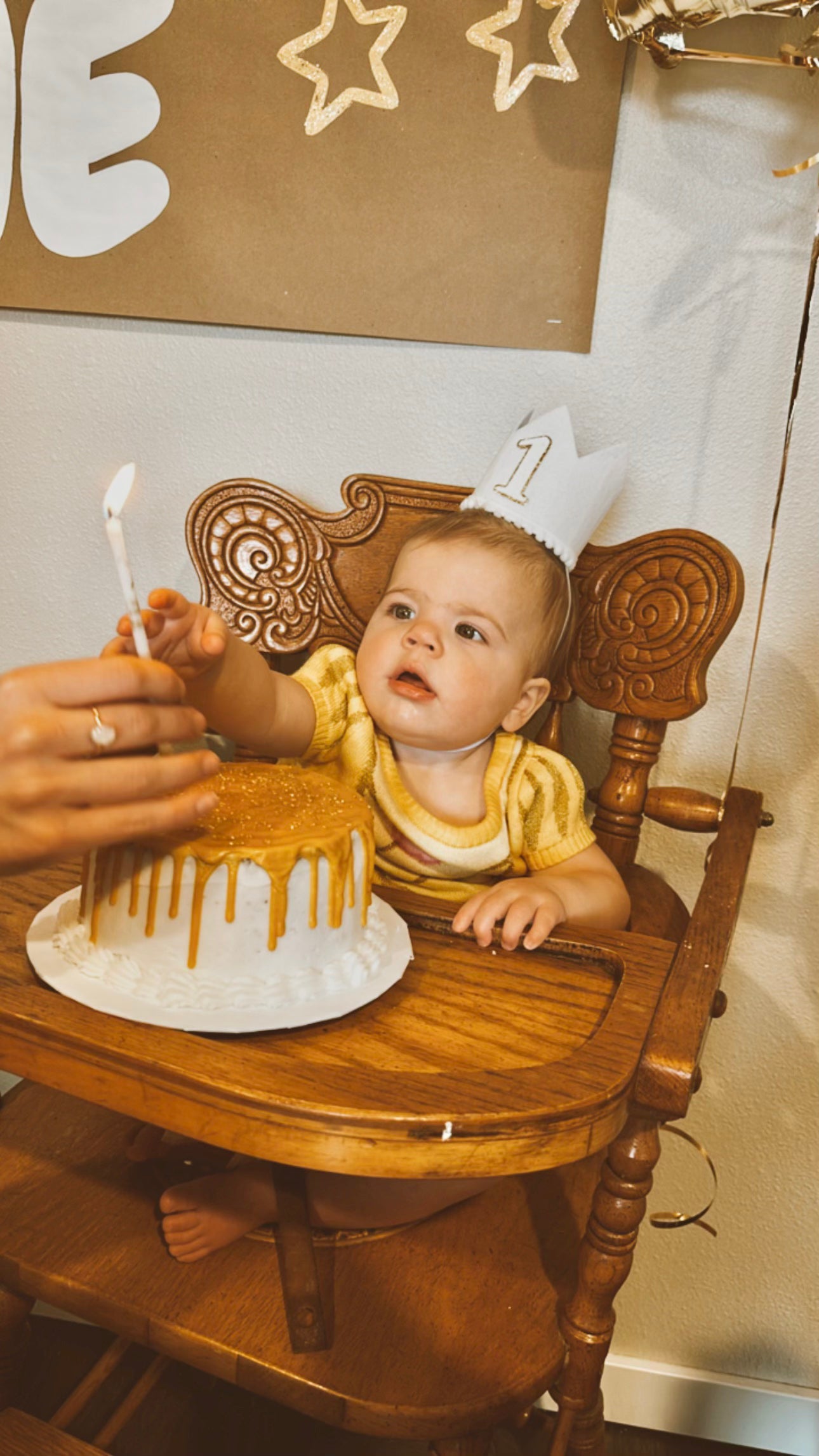 Wooden Baby High Chair