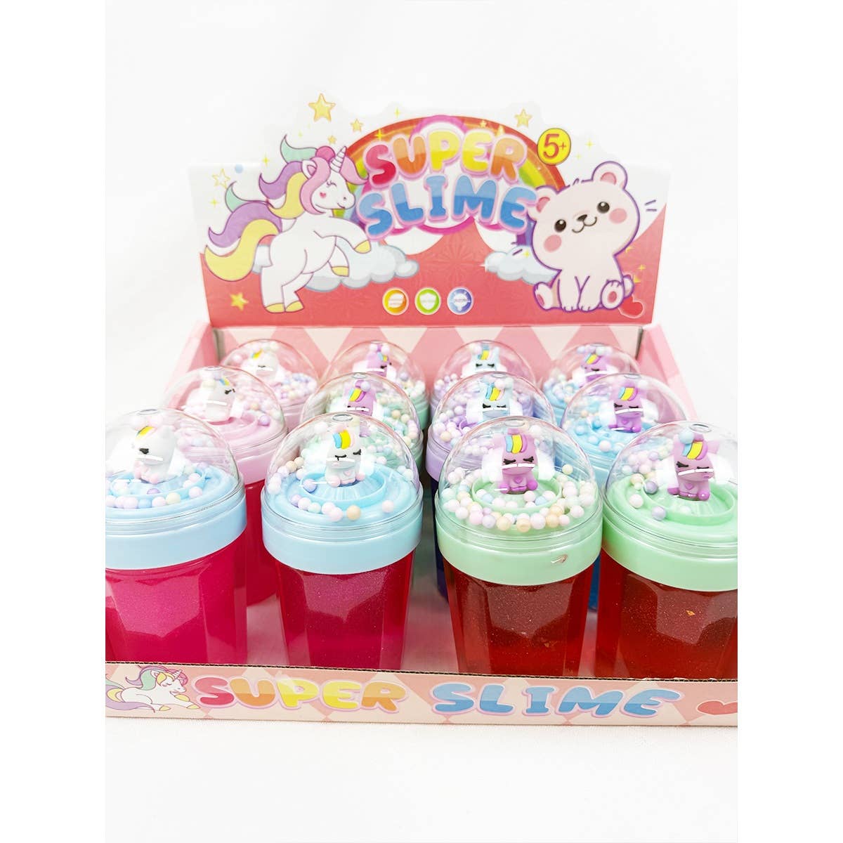 Unicorn Theme Slime Bottle with Add ins
