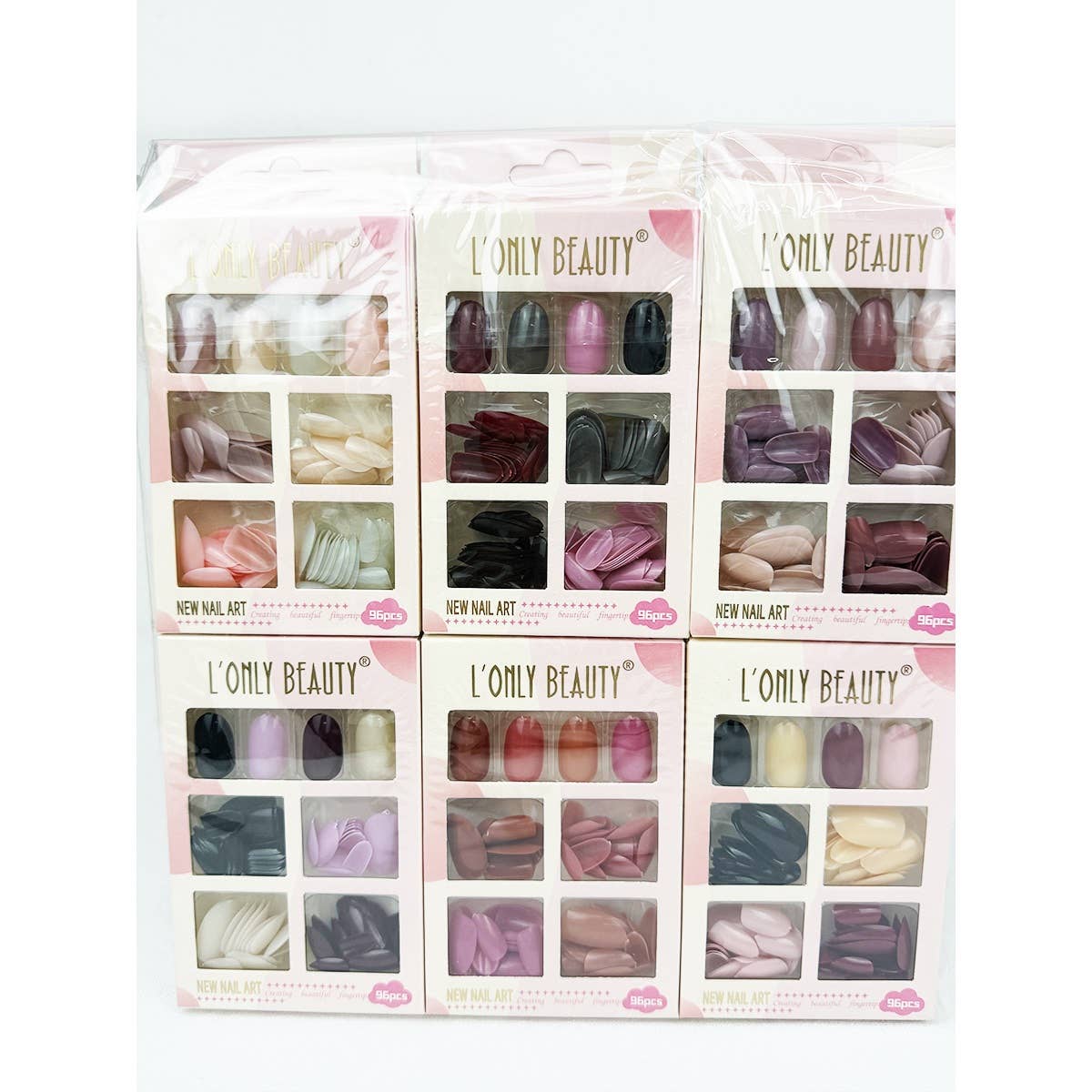 Variety Solid Colors Press on All Year Long Nails