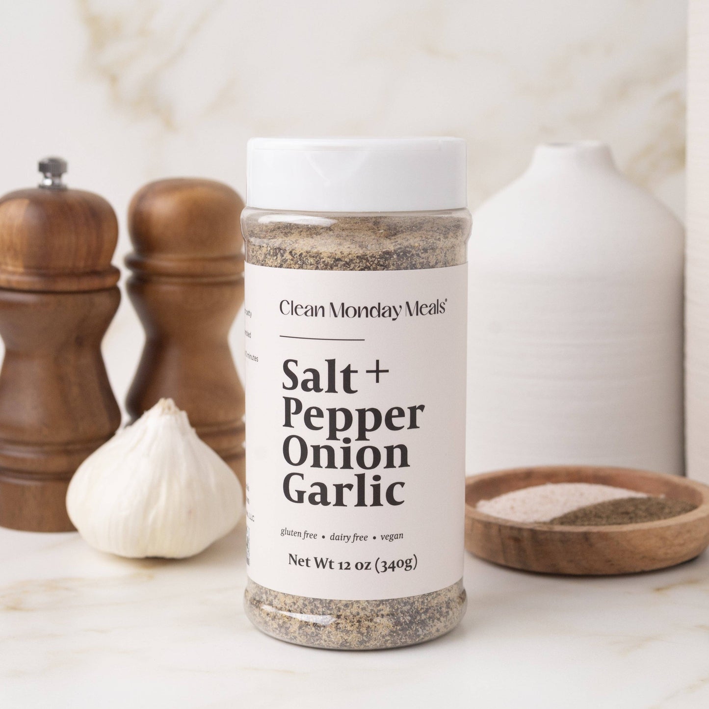 Salt+, Pepper, Onion, Garlic (SPOG) Seasoning