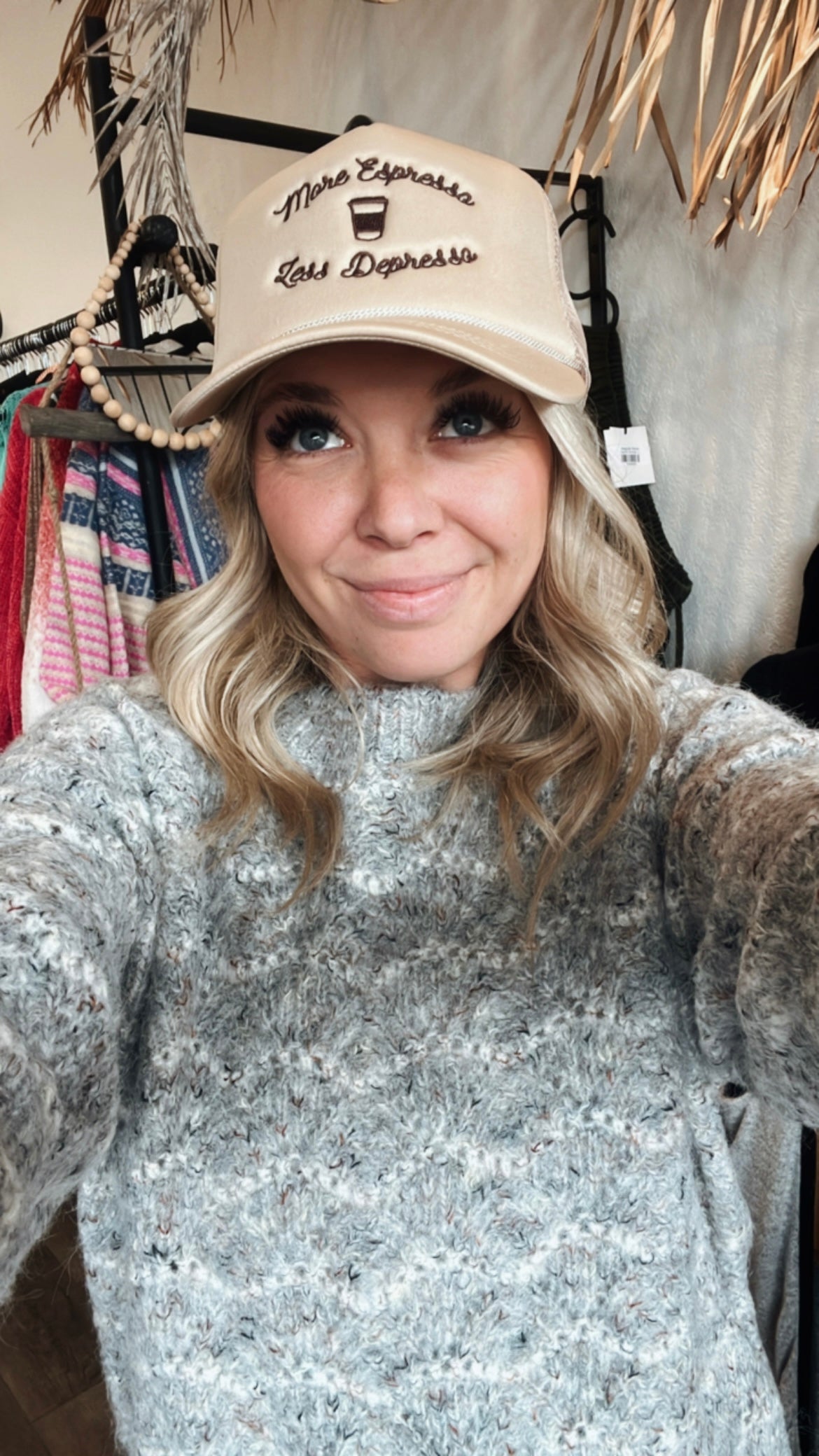 More Espresso, Less Depresso Trucker Hat