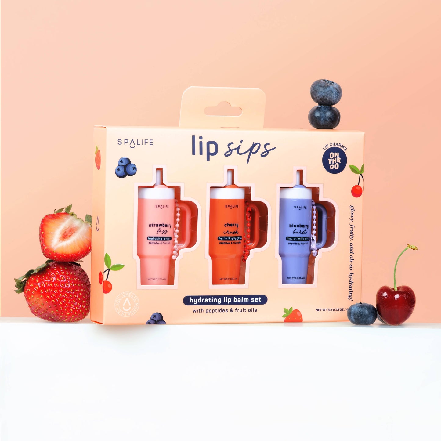Lip Balm Gift Set | Spring Self Care Gift Basket Filler