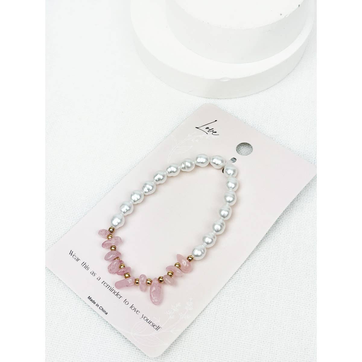 Inspirational Cards with Two Tone Bracelet