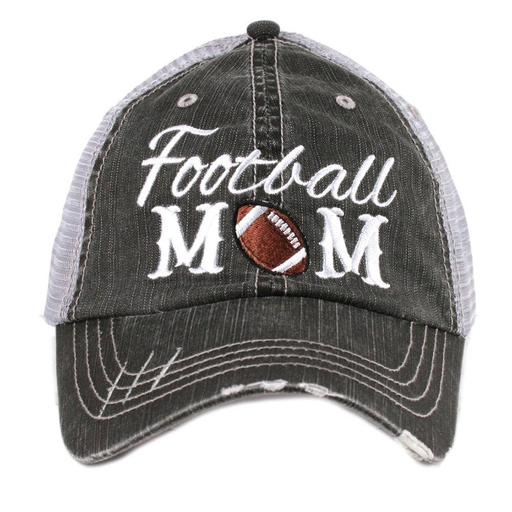 Football Mom Baseball Hats