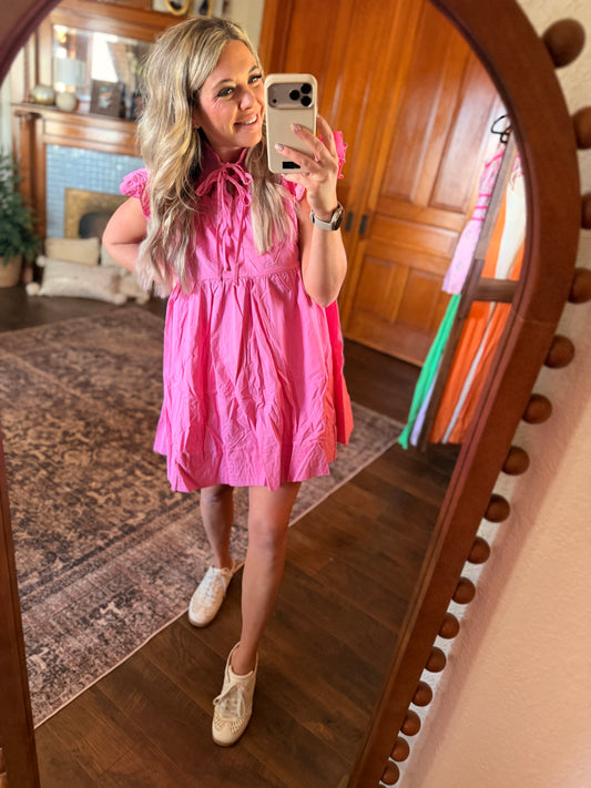 Radiant in Pink Dress