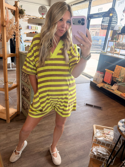 Lime Life Romper