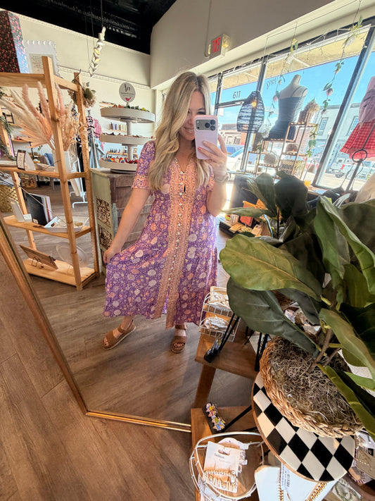 Boho Era Midi Dress