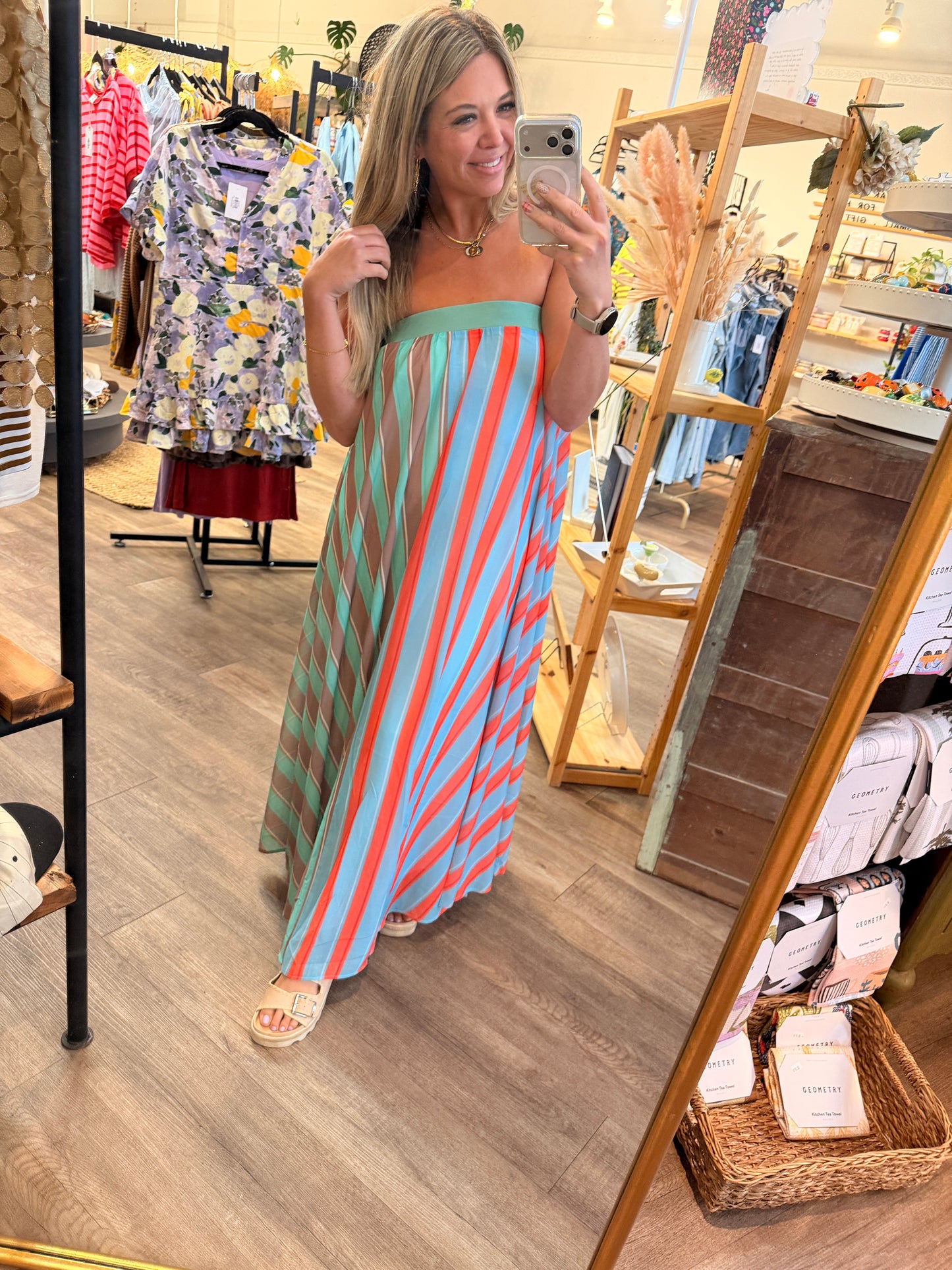 The Serafina Striped Maxi
