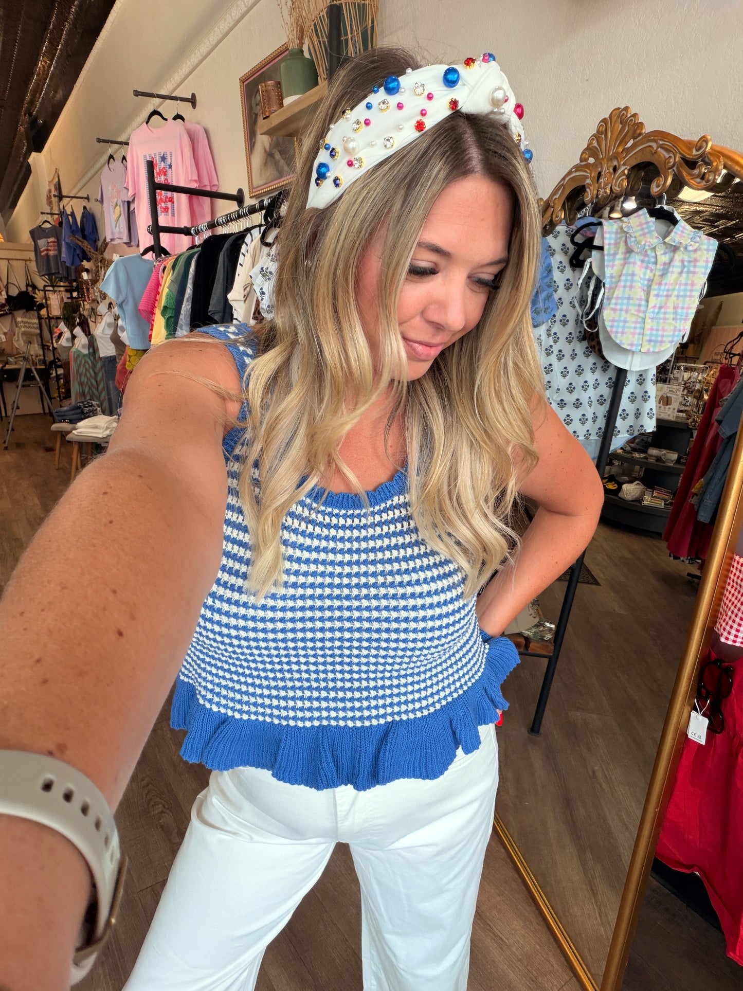 Baby Blues Sweater Tank