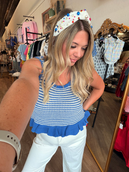Baby Blues Sweater Tank
